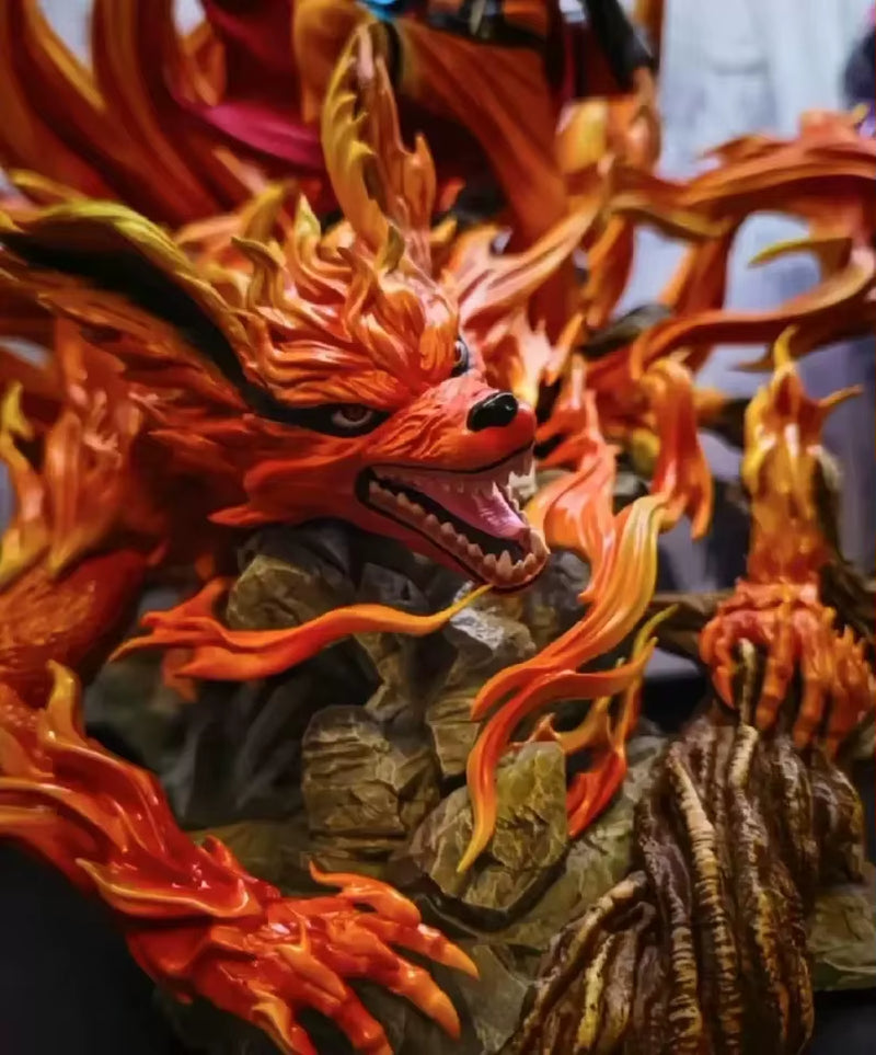 43Cm Gk Naruto Kurama Chakra Mode Shippuden Anime Figurine Model Action Figure Sasuke Itachi Statue Collection Toy Kyuubi Figma