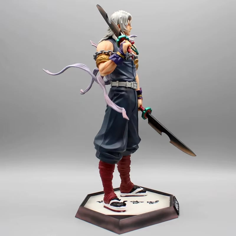 Demon Slayer Anime Figure Uzui Tengen Gk Statue Figurine Pvc Model Doll Collection Toys Desktop Ornament Children Birthday Gifts