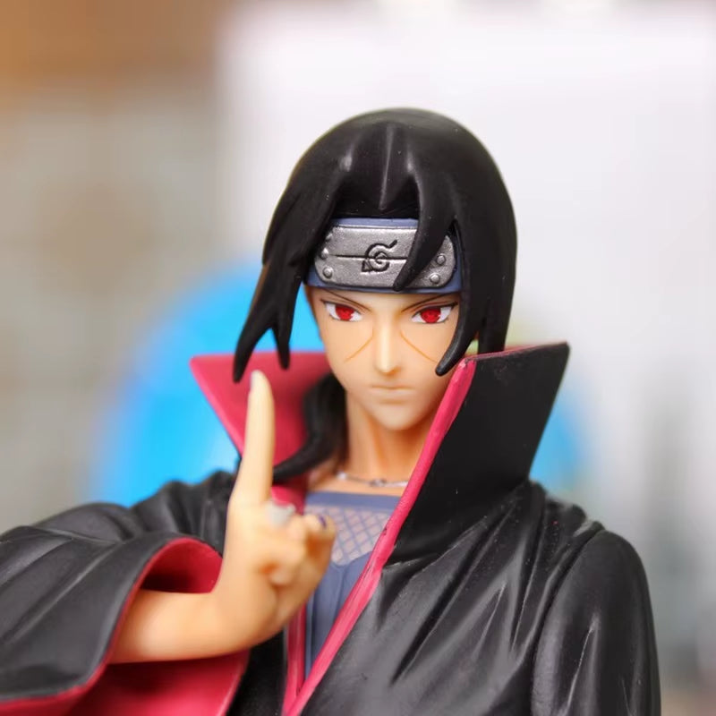 23Cm Naruto Anime Figures Akatsuki Gk Uchiha Itachi Tsukuyomi Manga Statue PVC Action Figures Collectible Shippuden Model Toys