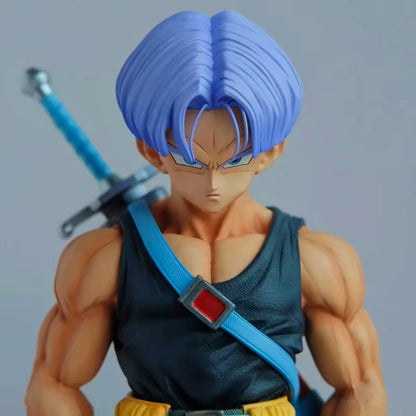 26Cm Dragon Ball Z Figures NEC Trunks Action Figure GK Super Saiyan Collection Anime Future Torankusu Figure Statue Model Toys