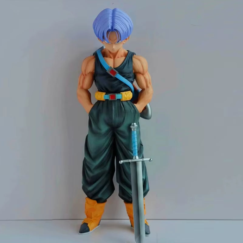 26Cm Dragon Ball Z Figures NEC Trunks Action Figure GK Super Saiyan Collection Anime Future Torankusu Figure Statue Model Toys