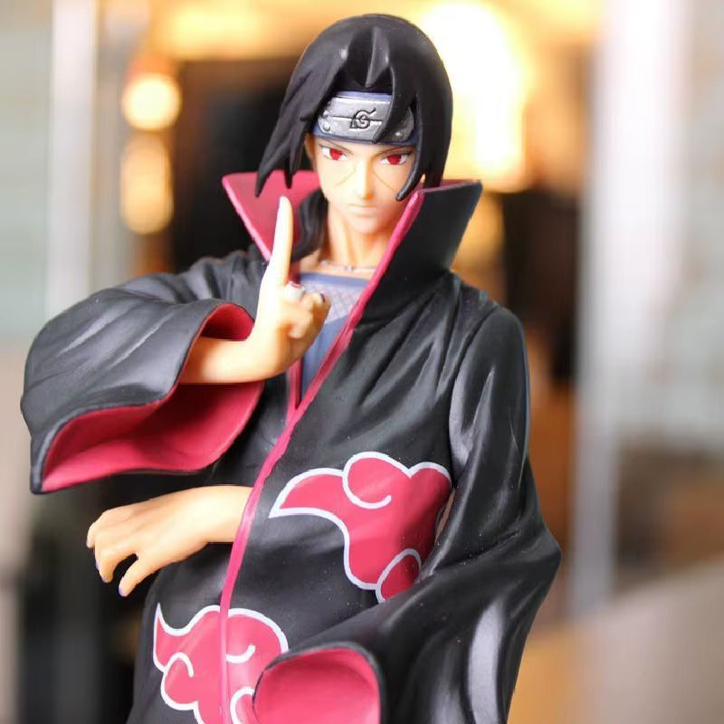 23Cm Naruto Anime Figures Akatsuki Gk Uchiha Itachi Tsukuyomi Manga Statue PVC Action Figures Collectible Shippuden Model Toys