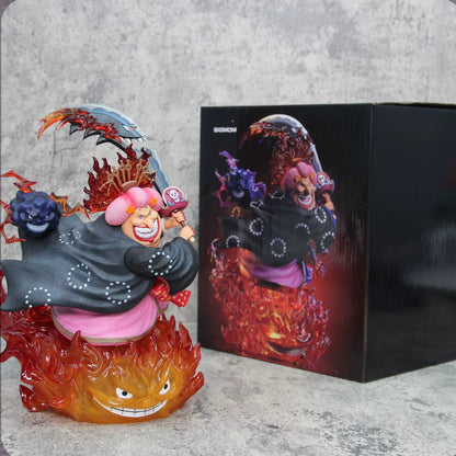 26Cm One Piece Four Emperor Big Mom Charlotte Linlin Anime Figure Figures Models Gk Statue Models Collectible Ornament Doll Toys