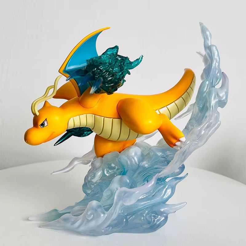 Pokeman Anime Figure Dragonite Figures 16Cm PVC Statue Figurine Model Collection Desktop Decoration Children Birthday Toy Gifts
