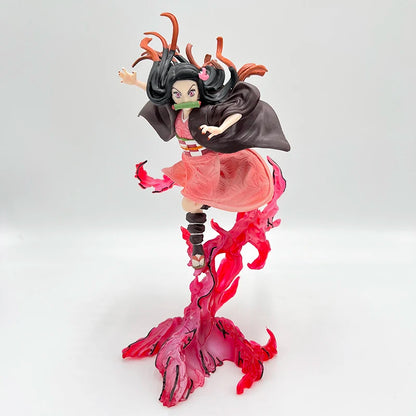 Demon Slayer 24Cm Anime Figure Figuarts Zero Nezuko Kamado Action Figure Demon Blood Art Kimetsu No Yaiba Figure Model Doll Toys