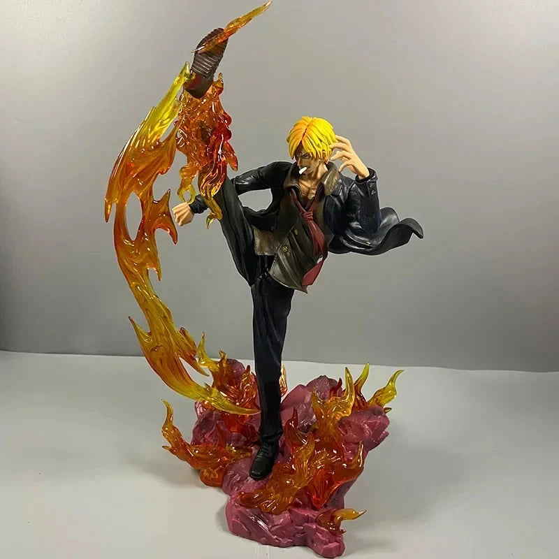 Manga One Piece Sanji Figures 30Cm PVC GK Statue Action Figures Collection Ornament Model Toys Figurine Children Christmas Gifts