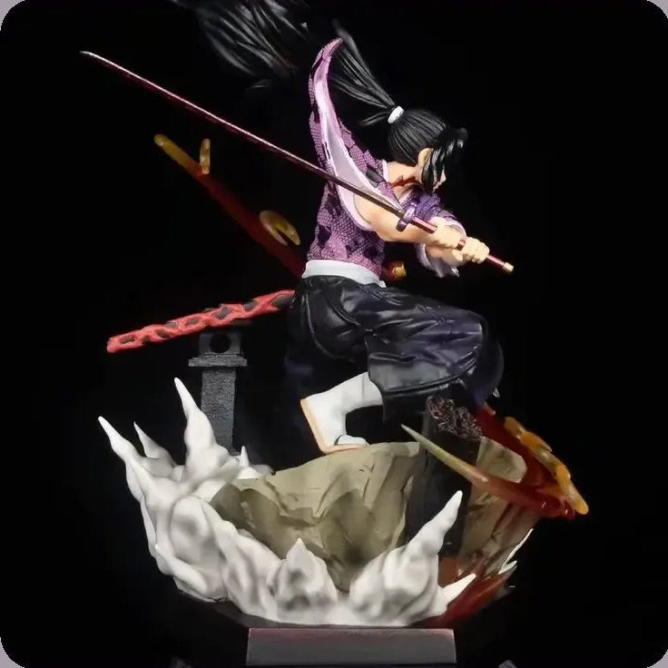 Demon Slayer Kokushibo 28Cm Anime Action Figure Model Statue Attack Posture Collection Desktop Decoration Toy Gift
