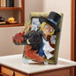One Pieces King Sabo Ace Luffys Three Brothers Large Photo Frame Ornament Statue Handmade Model Ornament Toys Birthday Kids Gift