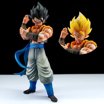 28Cm Dragon Ball Z Vegito Gogeta Figure 2 Heads DBZ Anime Figures Super Saiyan Vegeto Figurine PVC Statue Collectible Model Toys