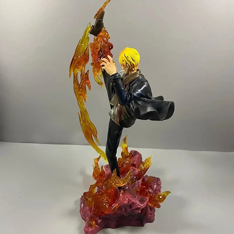 Manga One Piece Sanji Figures 30Cm PVC GK Statue Action Figures Collection Ornament Model Toys Figurine Children Christmas Gifts