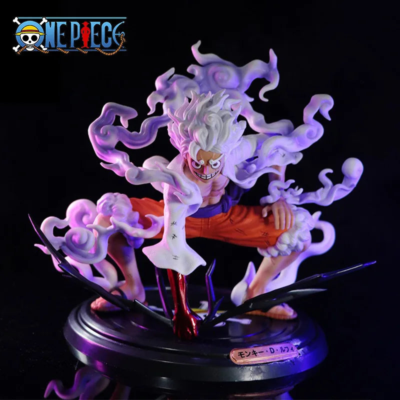 20Cm One Piece Figure Nika Luffy Gear 5 Sun God Nika Luffy Figurine Action Figures PVC Statue Collection Model Doll Toys Gift
