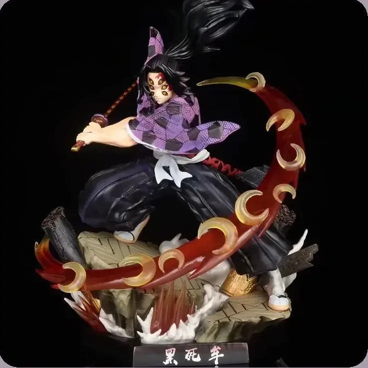 Demon Slayer Kokushibo 28Cm Anime Action Figure Model Statue Attack Posture Collection Desktop Decoration Toy Gift