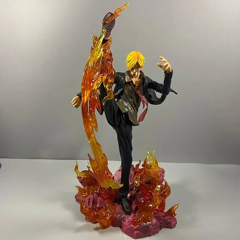 Manga One Piece Sanji Figures 30Cm PVC GK Statue Action Figures Collection Ornament Model Toys Figurine Children Christmas Gifts