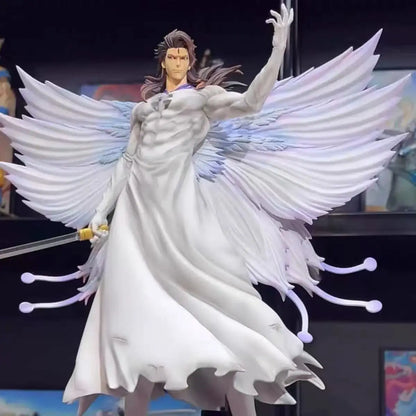 31M Bleach Aizen Sousuke Butterfly Hollowfication Anime Figure Model Statue Fans Collection Desktop Decoration Ornament Toy Gift