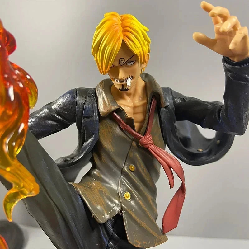 Manga One Piece Sanji Figures 30Cm PVC GK Statue Action Figures Collection Ornament Model Toys Figurine Children Christmas Gifts
