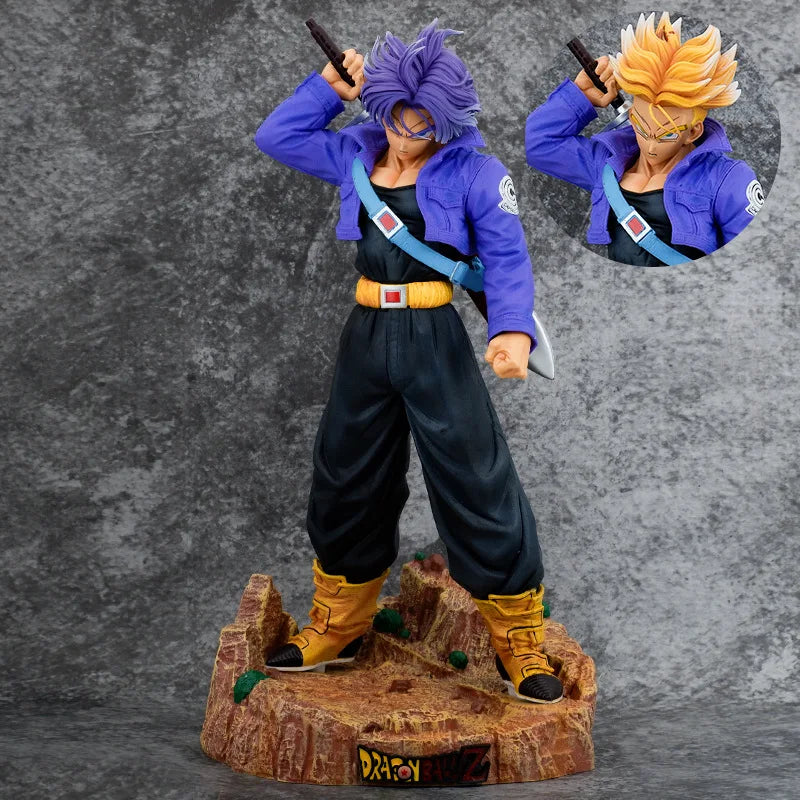 23CM Dragon Ball Z Anime Figurine Trunks Figure Super Saiyan Trunks Pvc Model Statue Doll Collection Decoration Toys Gift