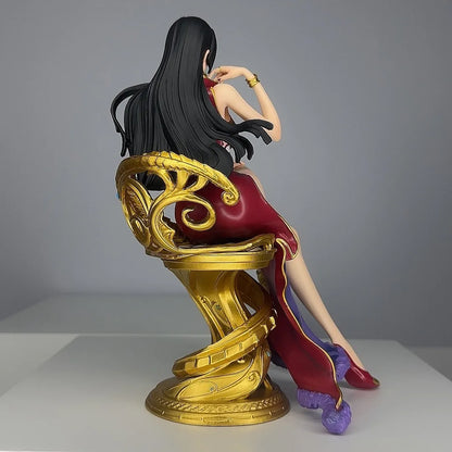 One Piece GK JT Sofa Empress Hancock Sitting Posture Empress -23CM Box Set Handmade Model Ornament