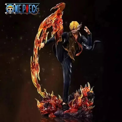Manga One Piece Sanji Figures 30Cm PVC GK Statue Action Figures Collection Ornament Model Toys Figurine Children Christmas Gifts
