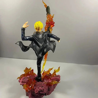 Manga One Piece Sanji Figures 30Cm PVC GK Statue Action Figures Collection Ornament Model Toys Figurine Children Christmas Gifts