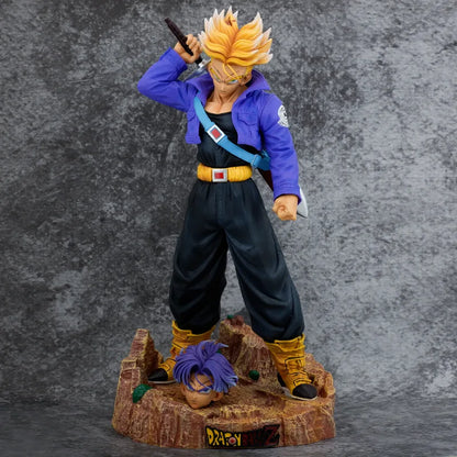 23CM Dragon Ball Z Anime Figurine Trunks Figure Super Saiyan Trunks Pvc Model Statue Doll Collection Decoration Toys Gift