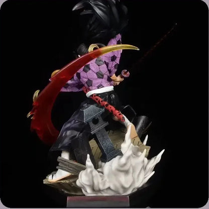 Demon Slayer Kokushibo 28Cm Anime Action Figure Model Statue Attack Posture Collection Desktop Decoration Toy Gift