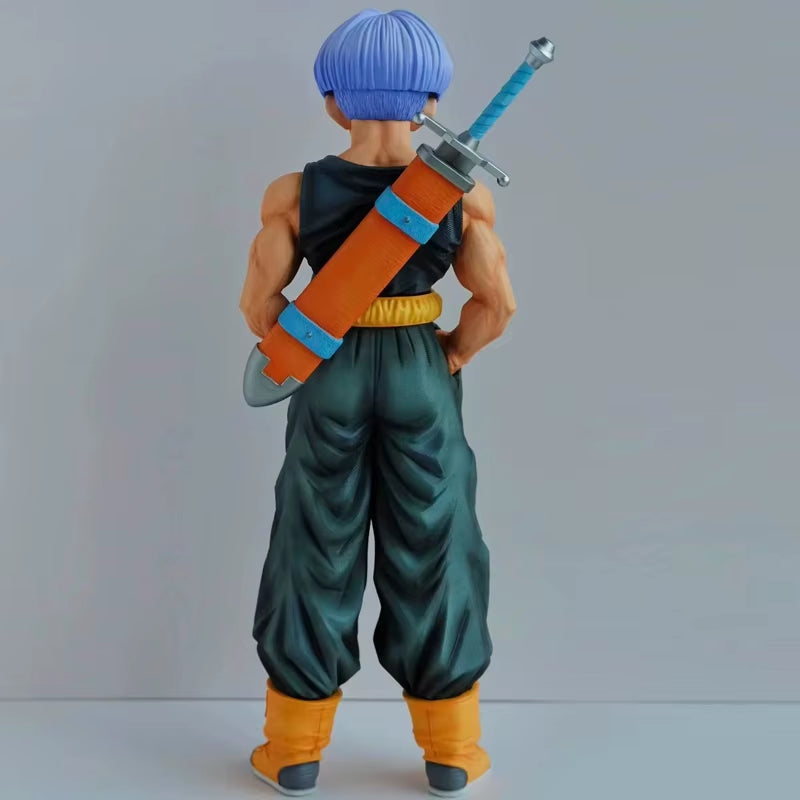 26Cm Dragon Ball Z Figures NEC Trunks Action Figure GK Super Saiyan Collection Anime Future Torankusu Figure Statue Model Toys