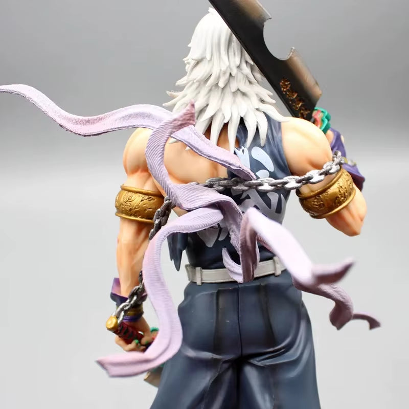 Demon Slayer Anime Figure Uzui Tengen Gk Statue Figurine Pvc Model Doll Collection Toys Desktop Ornament Children Birthday Gifts