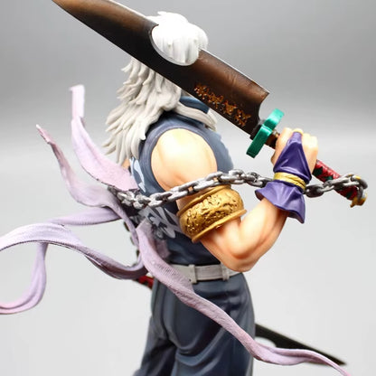 Demon Slayer Anime Figure Uzui Tengen Gk Statue Figurine Pvc Model Doll Collection Toys Desktop Ornament Children Birthday Gifts