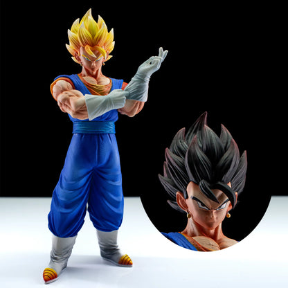 28Cm Dragon Ball Z Vegito Gogeta Figure 2 Heads DBZ Anime Figures Super Saiyan Vegeto Figurine PVC Statue Collectible Model Toys